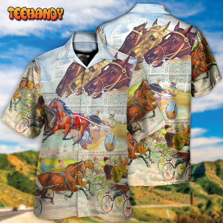 Harness Racing Horse Racing Horse Lover Hawaiian Shirt