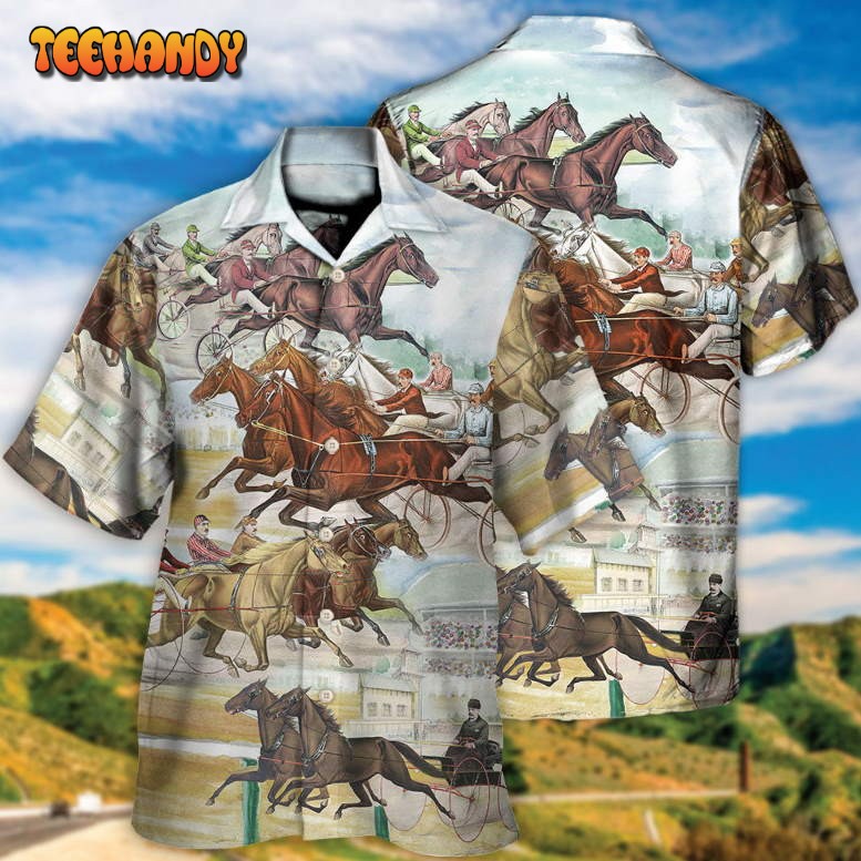 Harness Racing Horse Racing The Best Seat Hawaiian Shirt