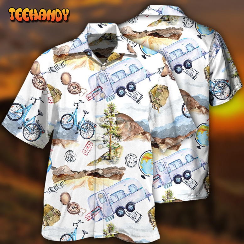 Hiking For Art Style Lover Hawaiian Shirt