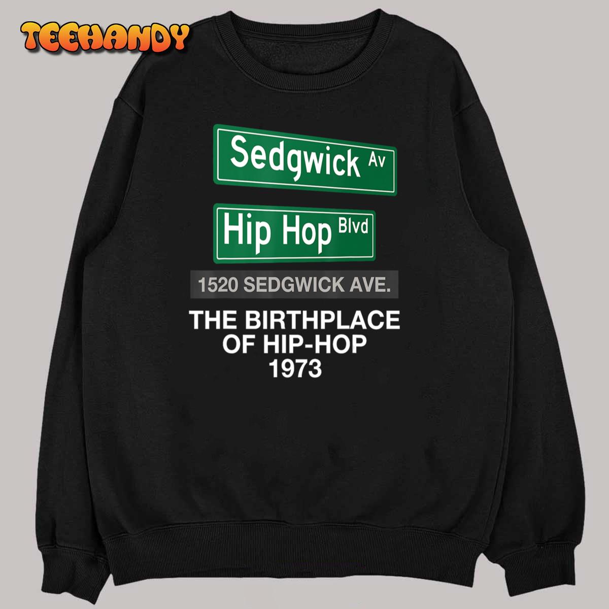 Hip Hop Birthplace 1520 Sedgwick Ave. 50 Years Of Hip-Hop T-Shirt