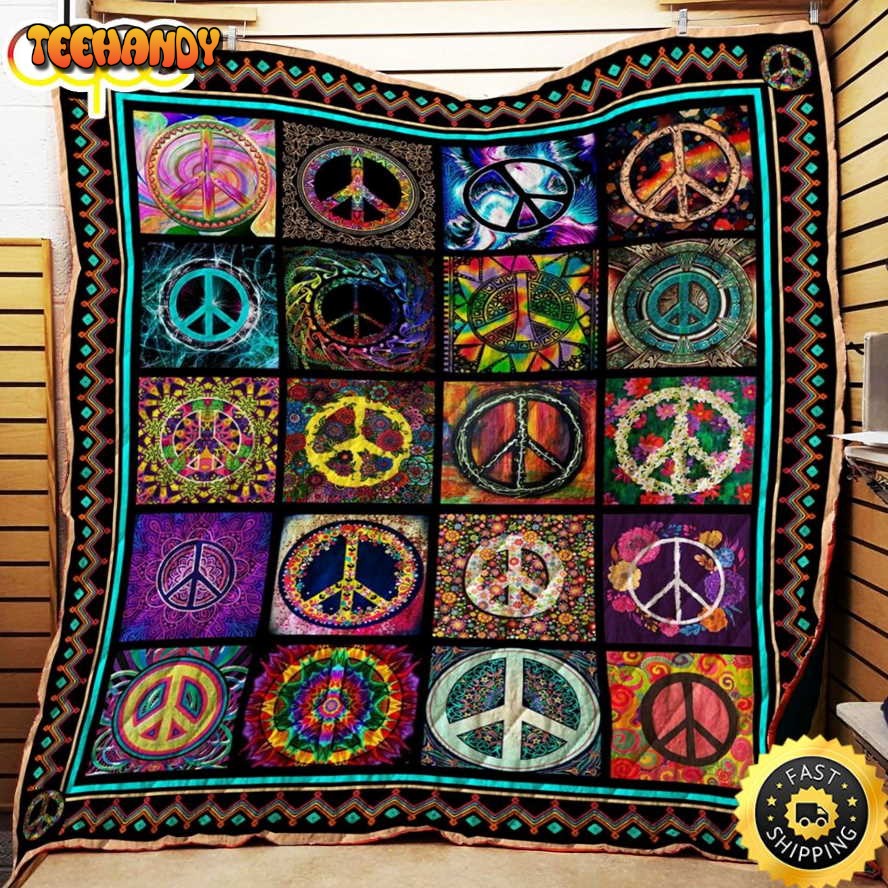 Hippie Color The Soul Cute Hippie Blanket