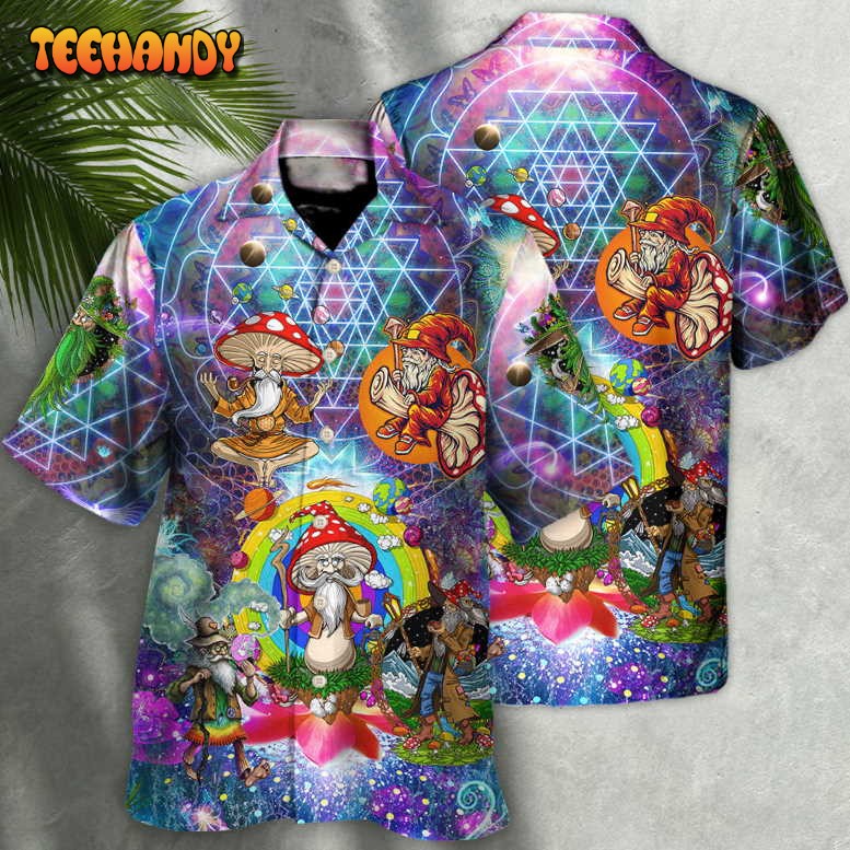 Hippie Magic Mystic Color Man Hawaiian Shirt