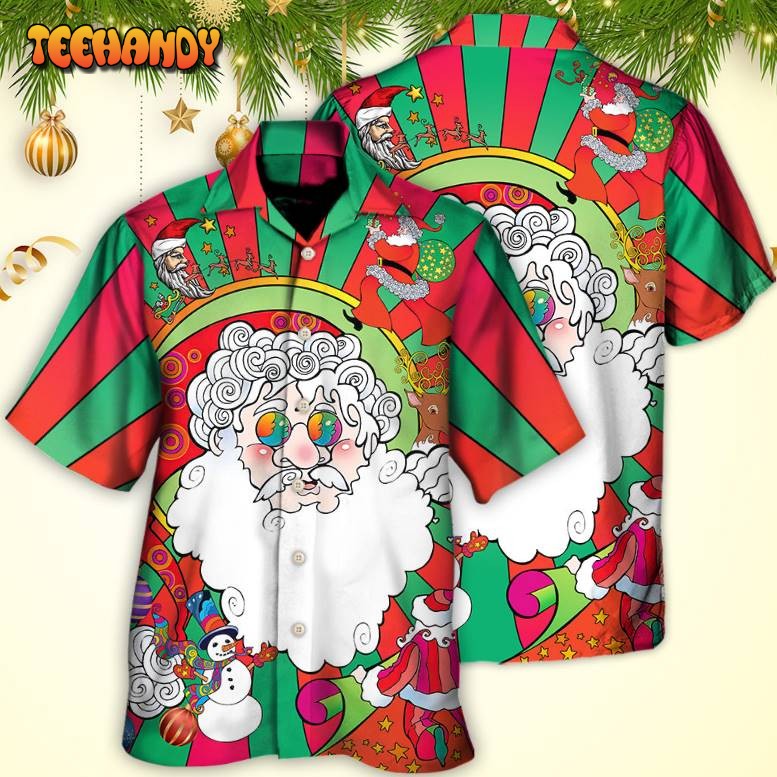 Hippie Santa Fantasy World Unreal Hawaiian Shirt