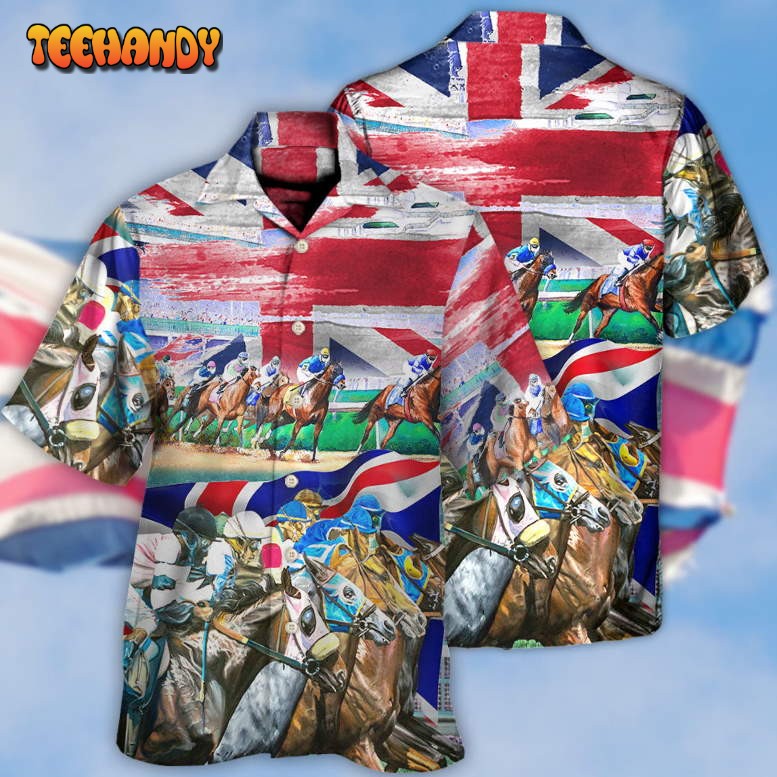 Horse United Kingdom Horse Racing Amazing Seat Lover Hawaiian Shirt