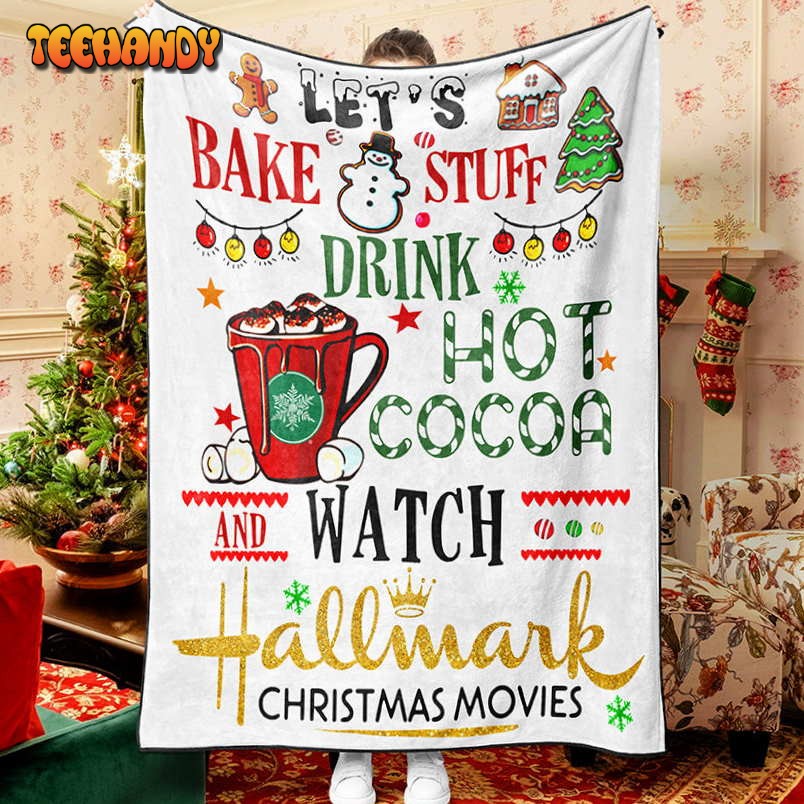 Hot Cocoa Christmas Blanket  Hallmark Blanket