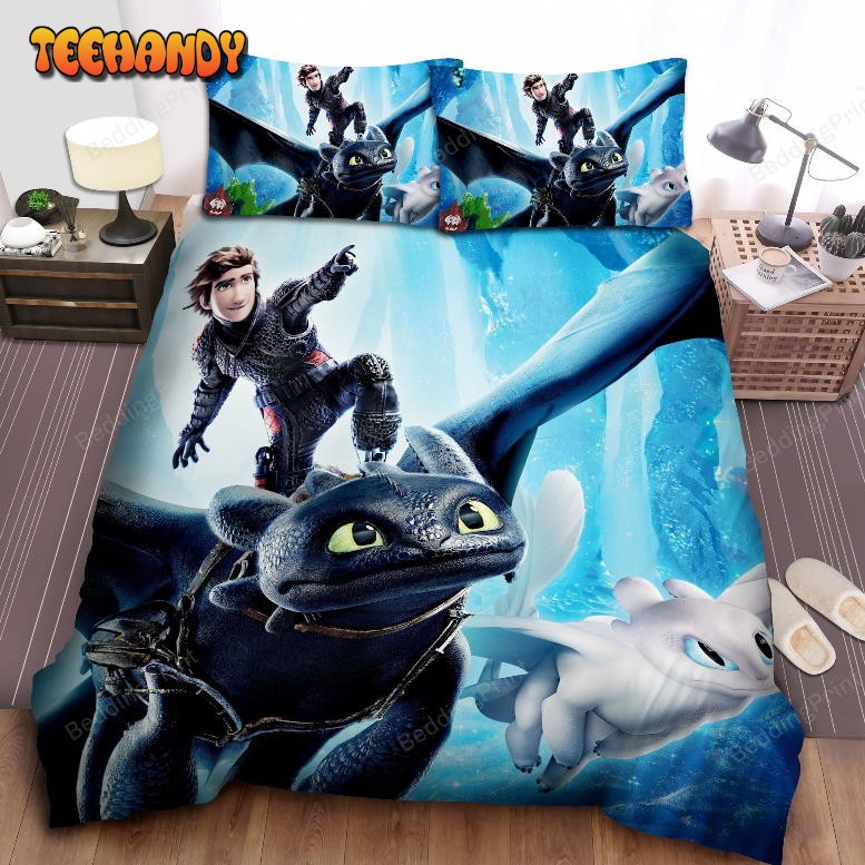 How To Train Your Dragon Hiccup Flying With Two Dragons Bedding Sets