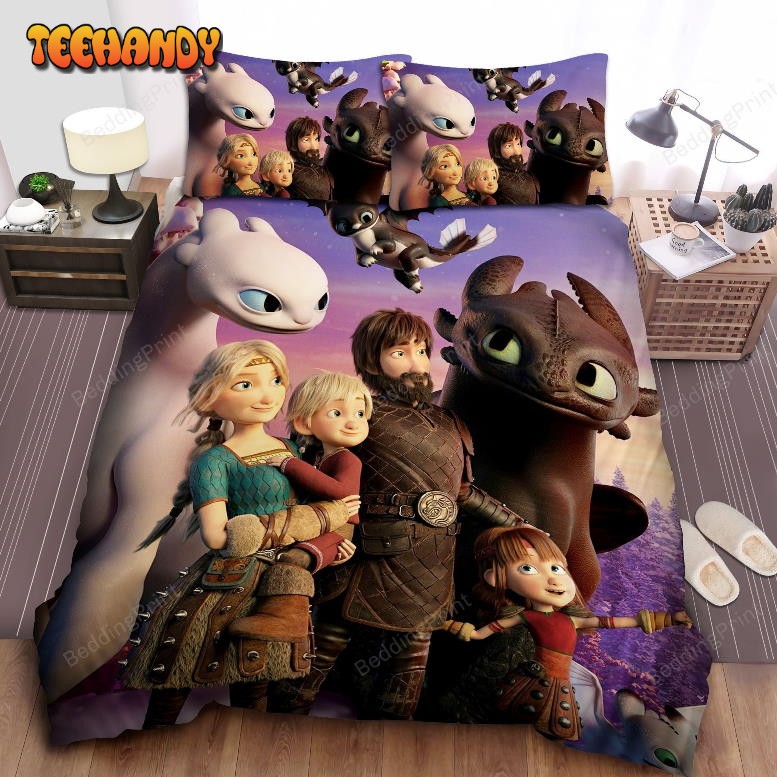 How To Train Your Dragon Hiccup’s Family And Dragons Bedding Sets