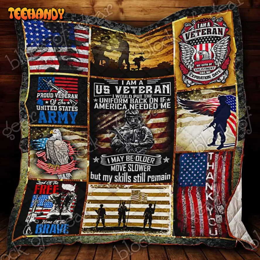 I Amu.S Veteran 3D Quilt Blanket