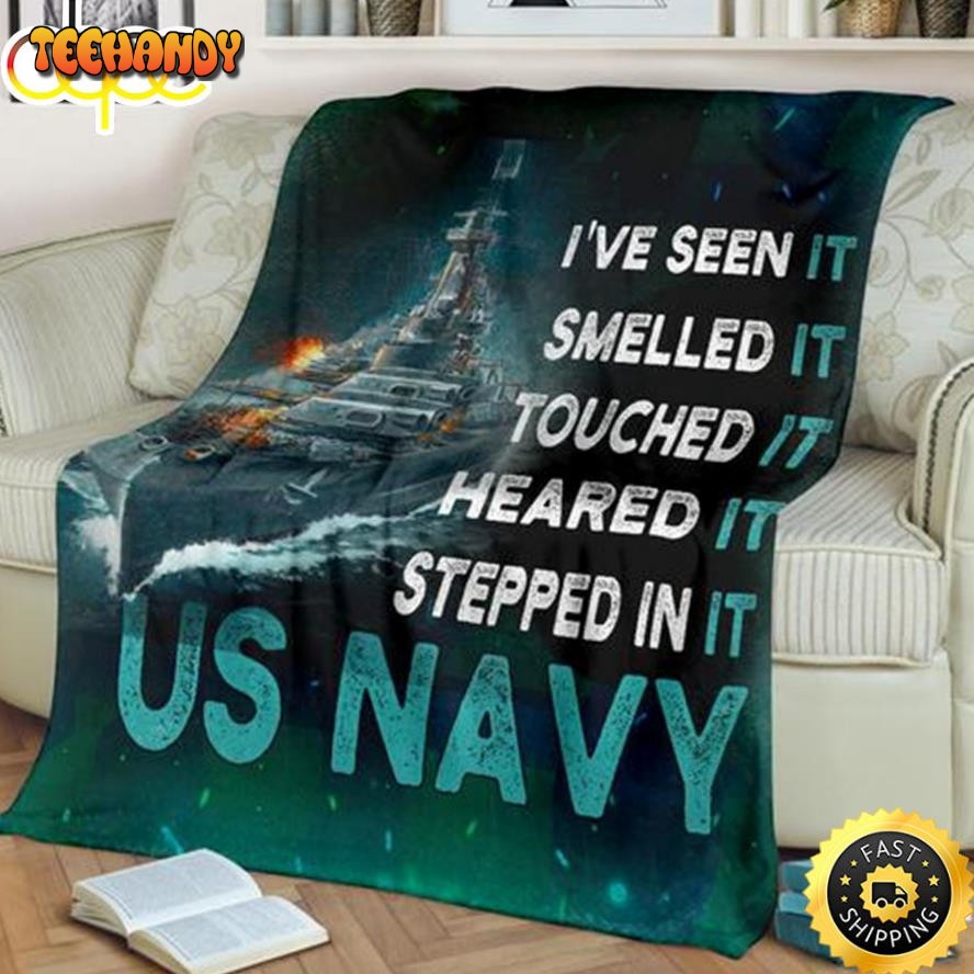 I’ve Seen It Us Navy Fleece Throw Blanket