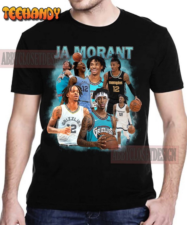 Ja Morant Classic Retro Basketball 90s Vintage T-Shirt