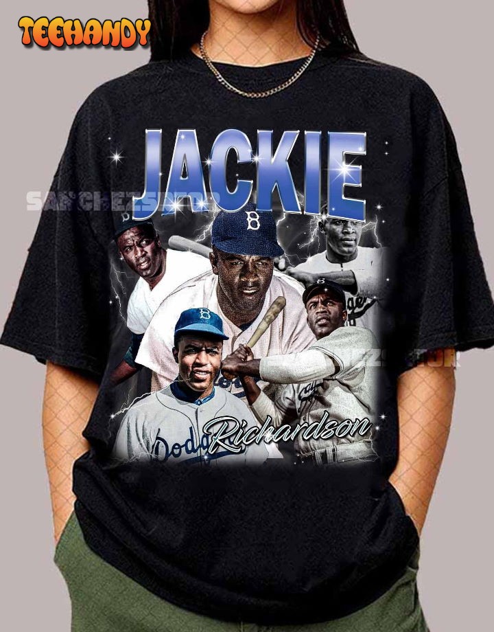 Jackie Robinson Baseball Classic 90s Graphic T-Shirt