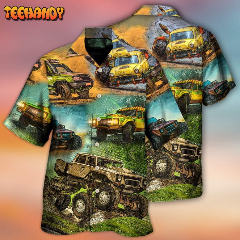 Jeep Abstract So Cool Vintage Art Style Hawaiian Shirt