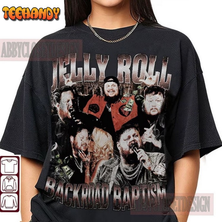 Jelly Roll Bootleg Shirt – Backroad Baptism 90s Vintage T-Shirt