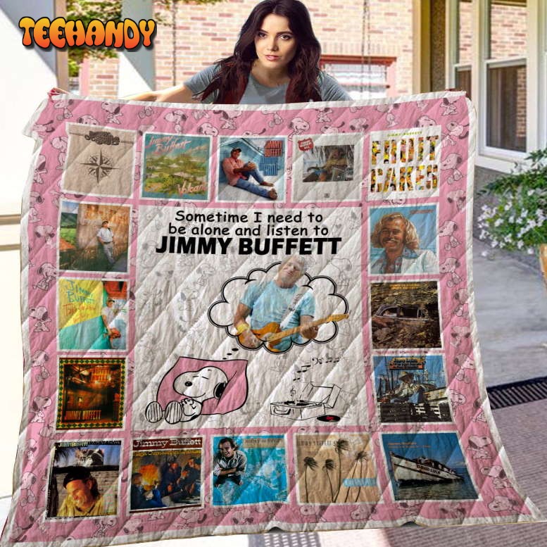 Jimmy Buffett 3D Quilt Blanket