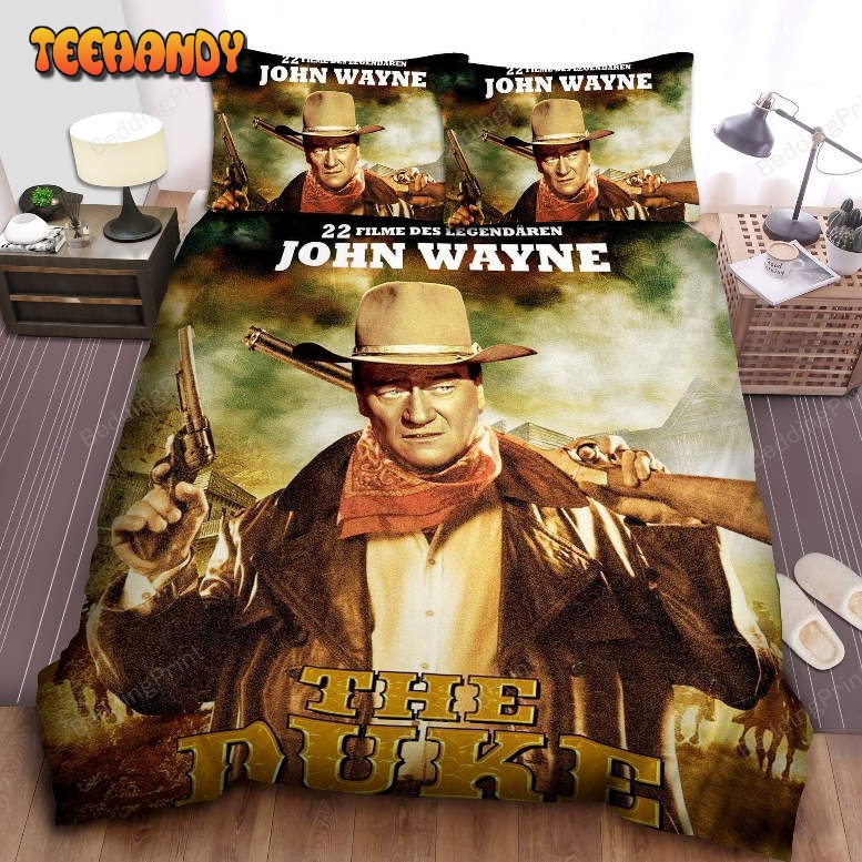 John Wayne The Duke Box Bed Sheets Duvet Cover Bedding Sets