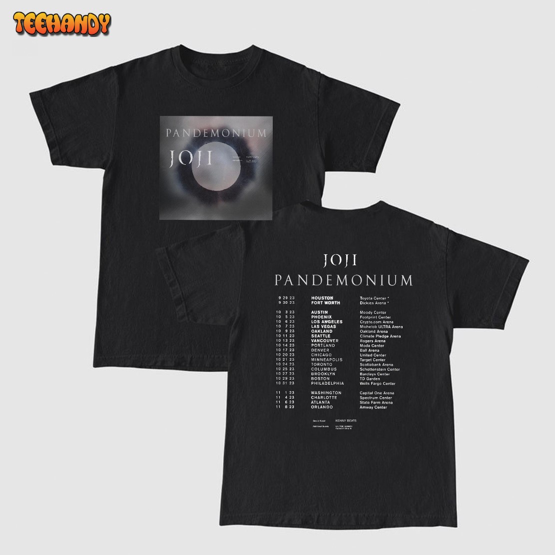 Joji Pandemonium Tour 2023 Double Side Shirt