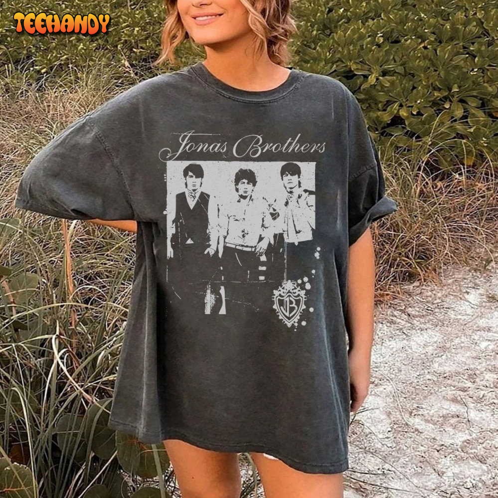 Jonas Brothers Vintage Five Albums One Night Tour Shirt