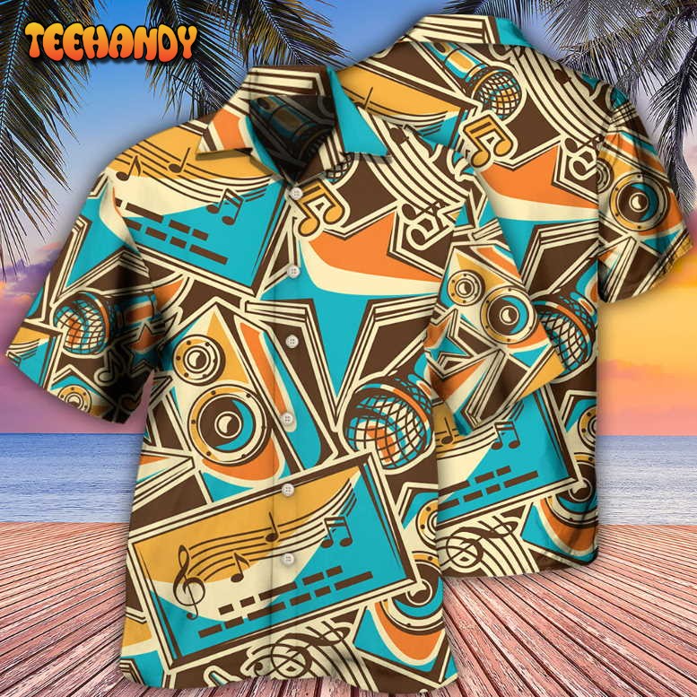 Karaoke For Vintage Style Lover Hawaiian Shirt