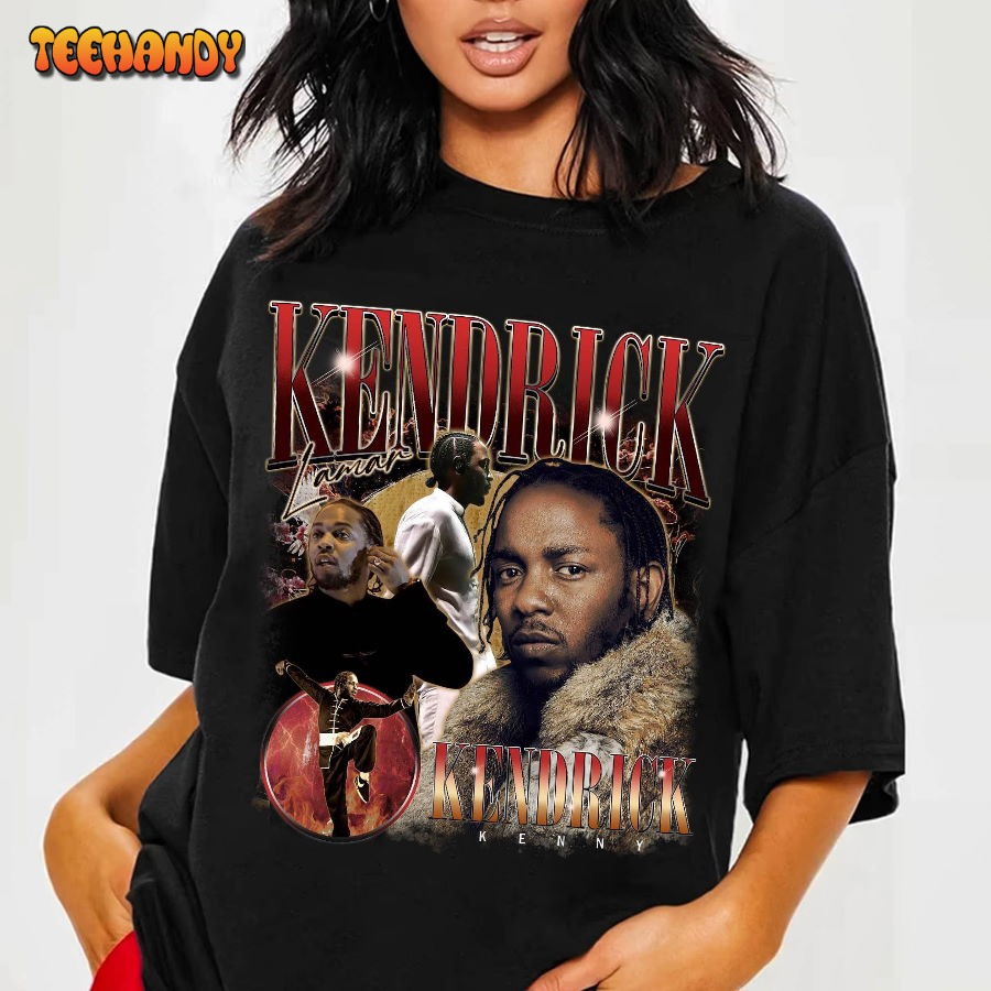 Kendrick Lamar Kung Fu Vintage Kendrick Lamar Homage  Rap Hip Hop Shirt