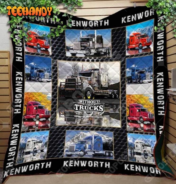 Kenworth Trucks Collection Like 3D Customized Quilt Blanket