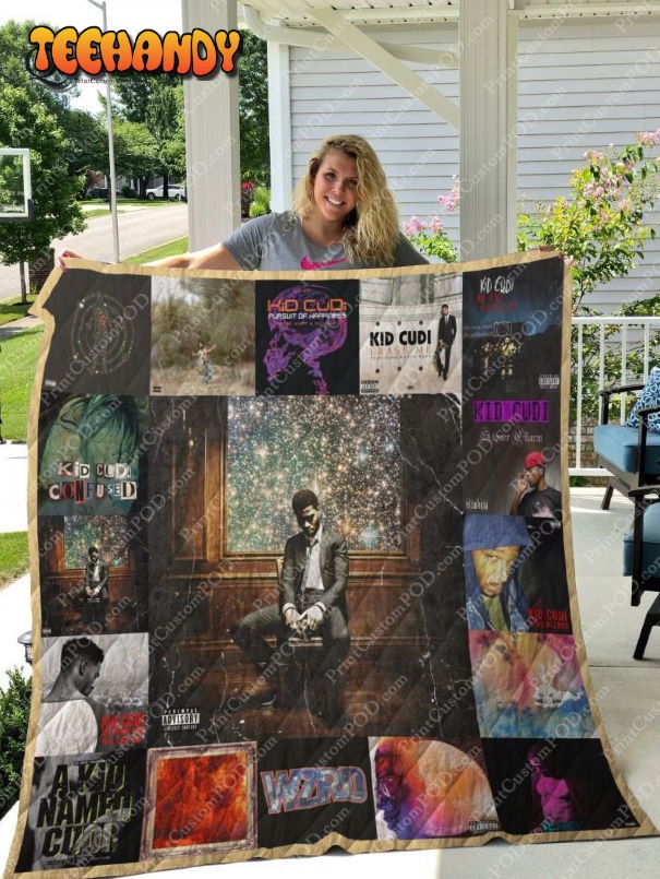 Kid Cudi Albums For Fans Version 3D Quilt Blanket