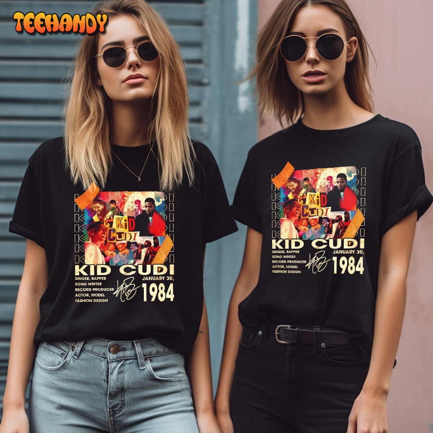 Kid Cudi Tracklist Vintage Bootleg Tshirt Kid Cudi Gildan Sweatshirt