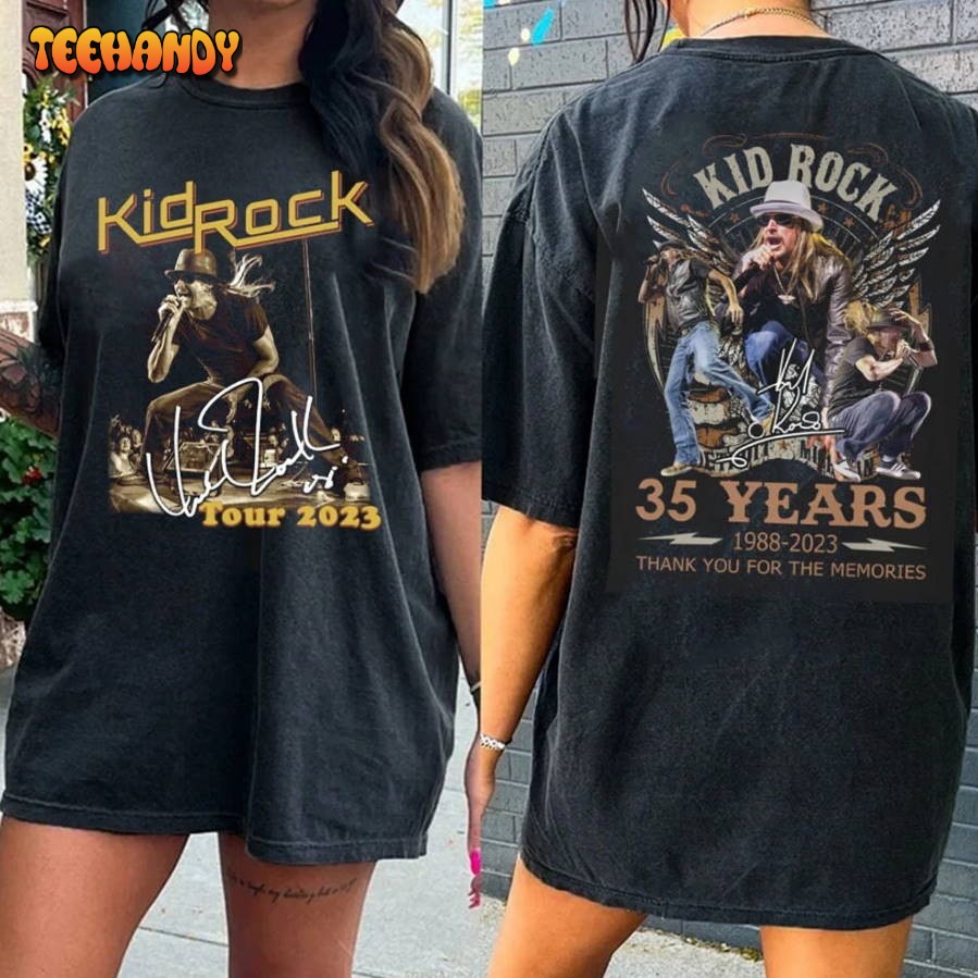 Kid Rock World Tour 2023 T-Shirt, Kid Rock Anniversary Shirt