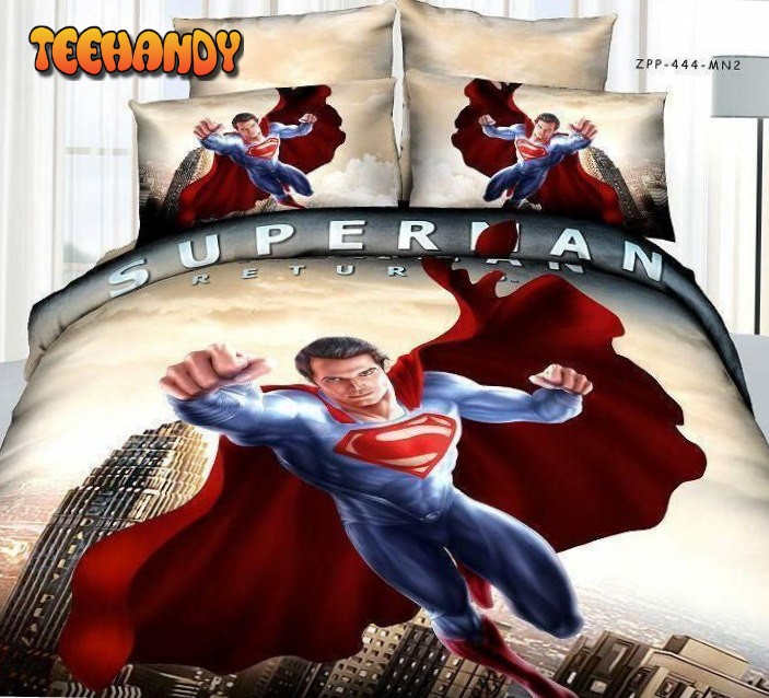 Kids Super Man Returns Bedding Set