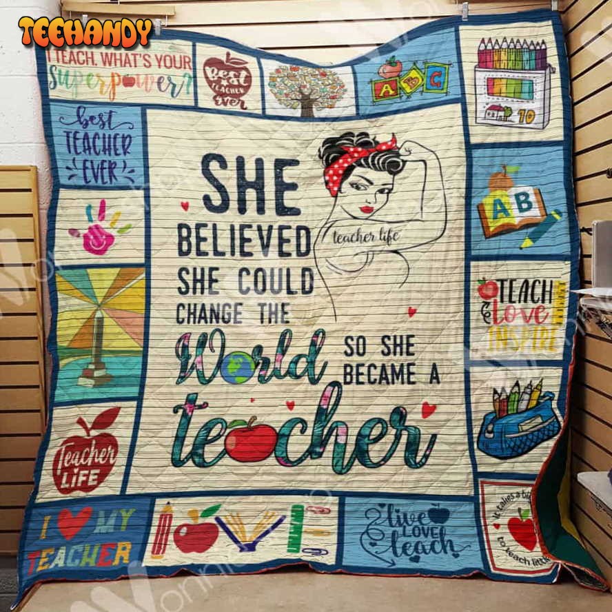 Kindergarten 3D Customized Quilt Blanket