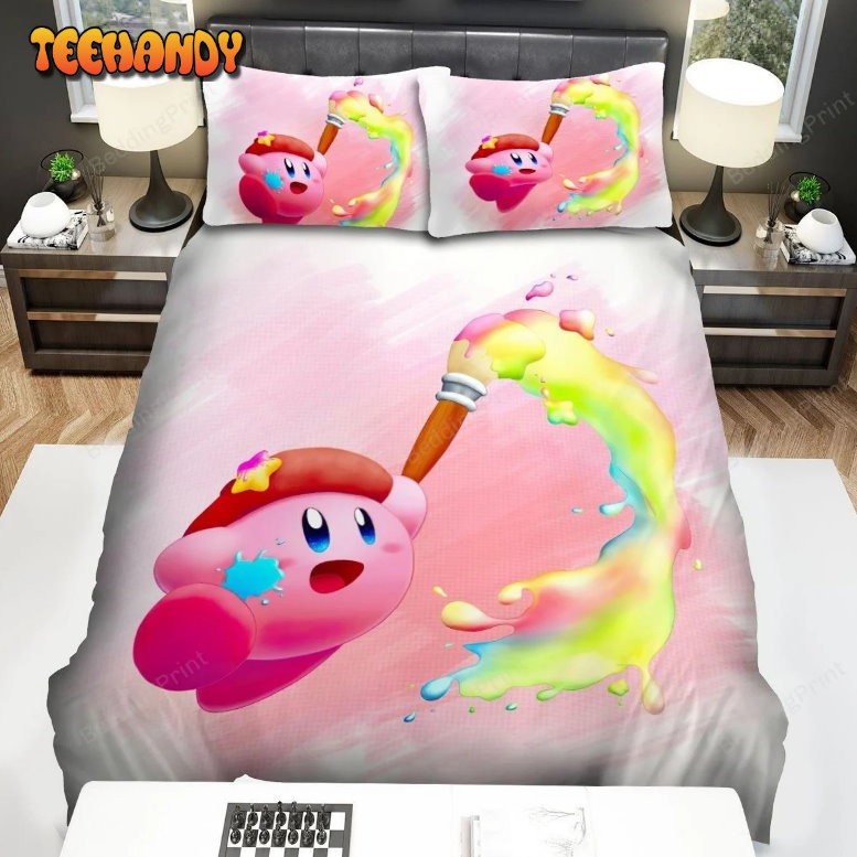 Kirby Painting Bed Sheets Duvet Cover Bedding Sets