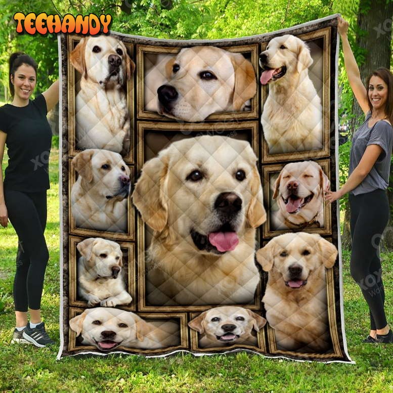 Labrador 3D Quilt Blanket