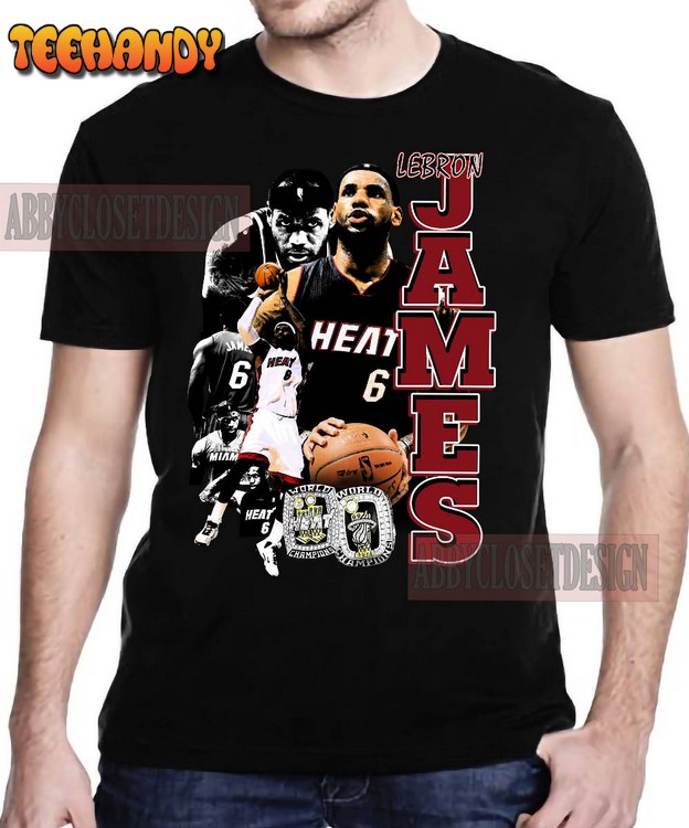 LeBron James Basketball 90s Vintage T-Shirt – King James Shirt