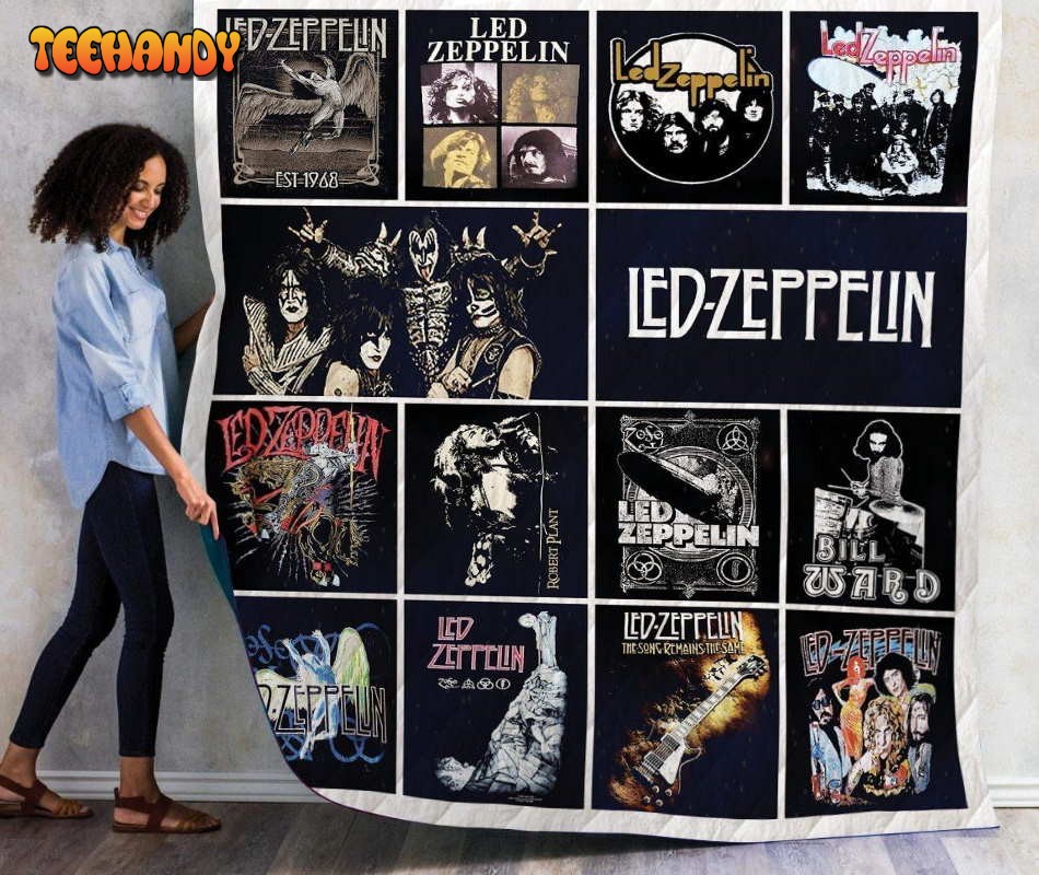 Led Zeppelin Albums 3D Customized Quilt Blanket