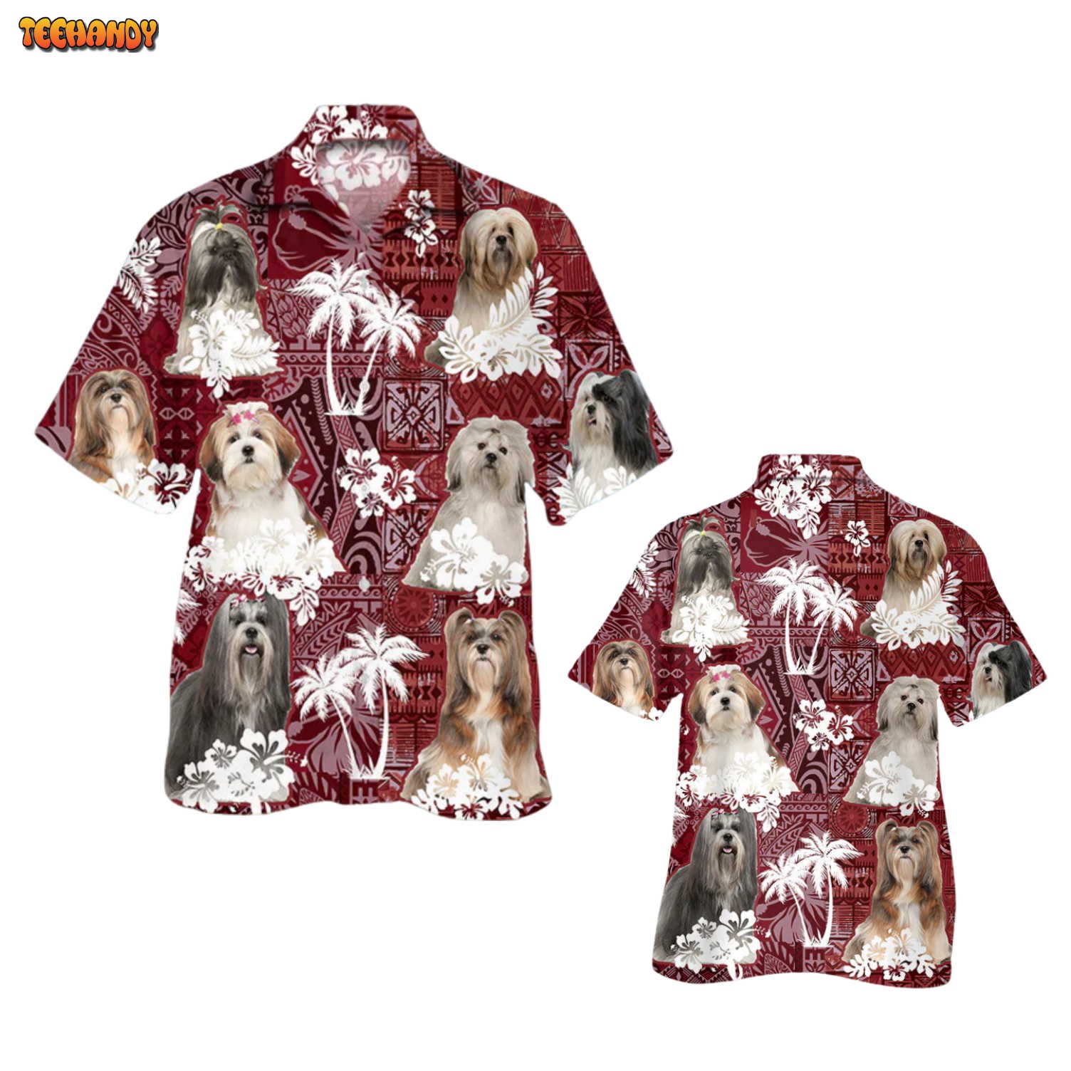 Lhasa Apso Hawaiian Shirt, Cute Dog Hawaii Shirt For Summer