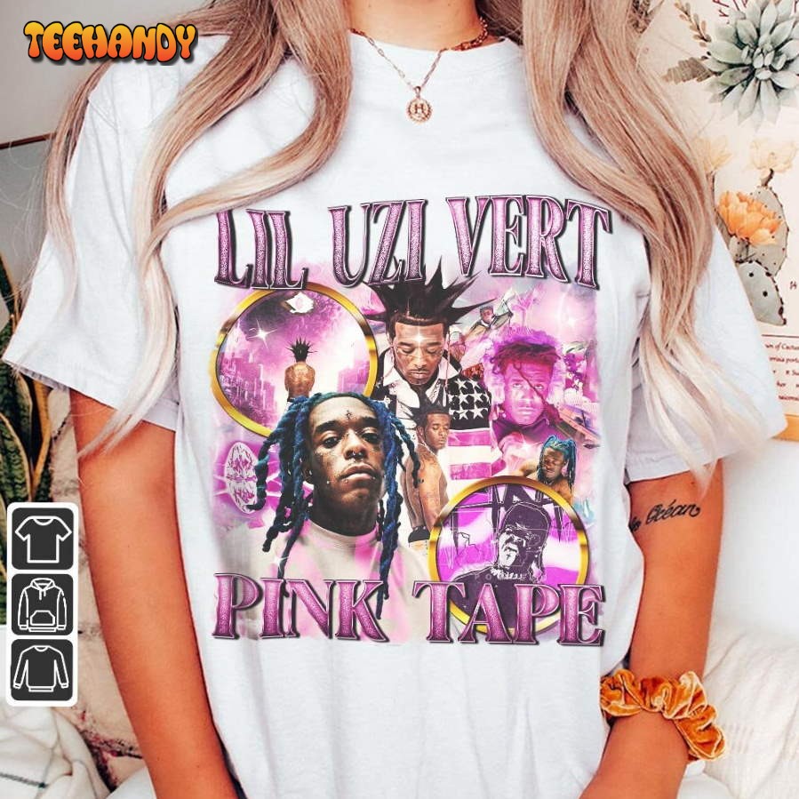 Lil Uzi Vert Rap Shirt, Lil Uzi Vert Pink Tape 2023 Album Vintage 90s ...