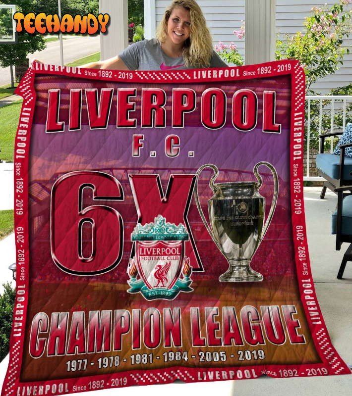 Liverpool Fc 3D Customized Quilt Blanket