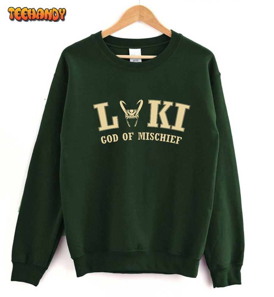 Loki Sweatshirt, God of Mischief Sweatshirt