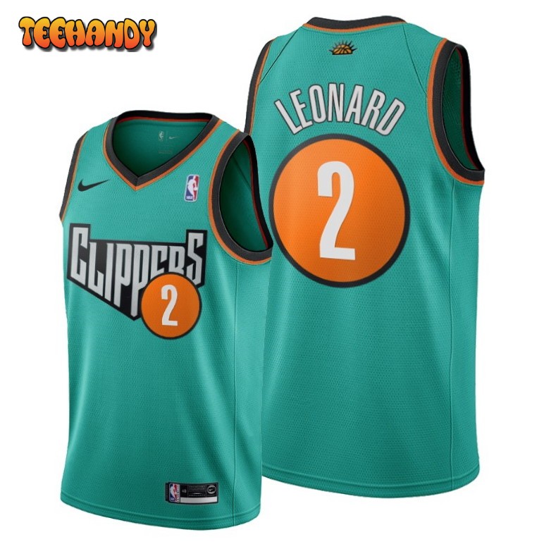 Los Angeles Clippers Kawhi Leonard Green 1993 Throwback Jersey