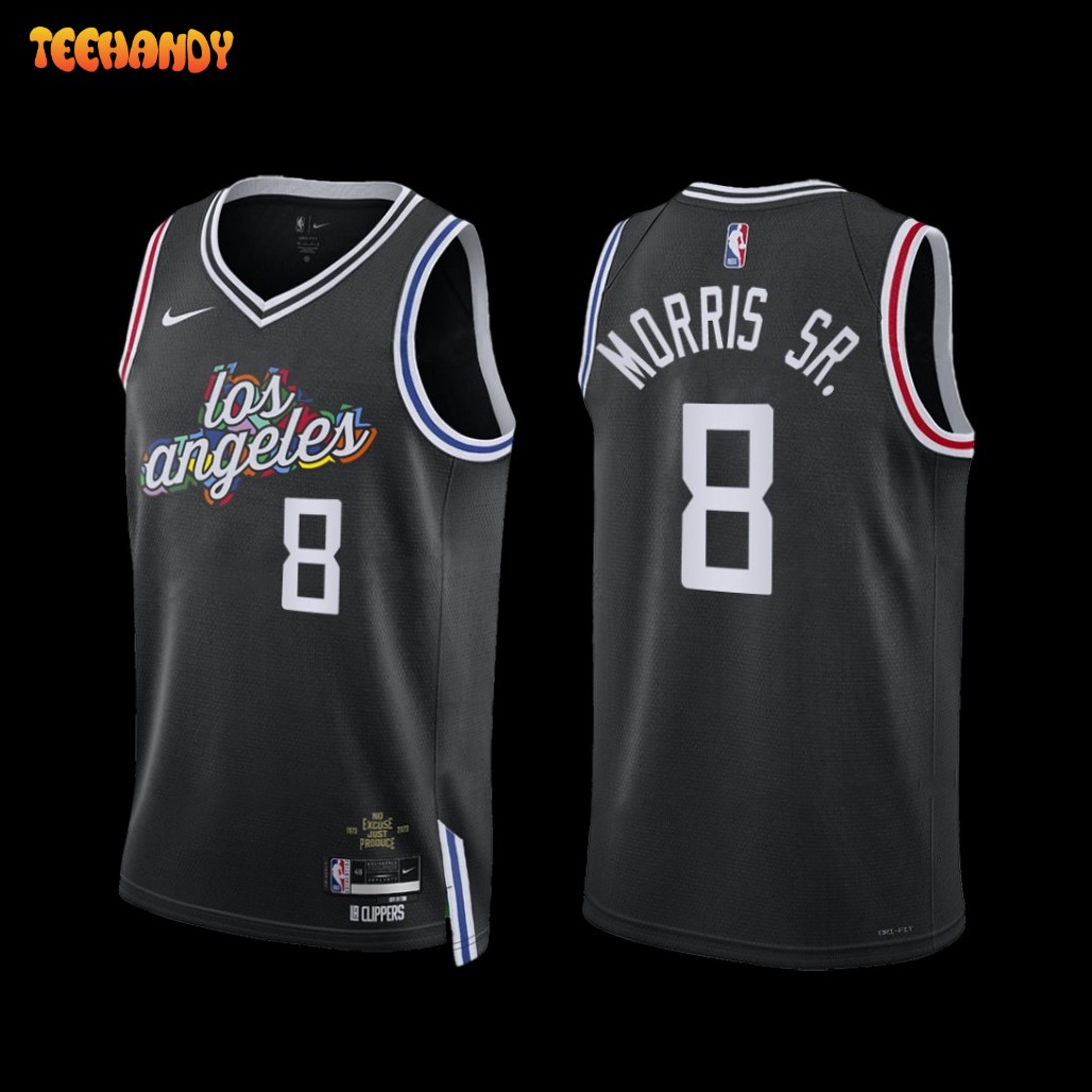 Los Angeles Clippers Marcus Morris Sr. 2022-23 City Edition Jersey Black