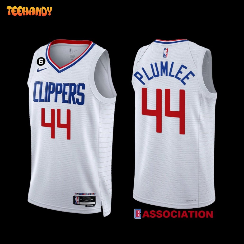 Los Angeles Clippers Mason Plumlee 2022-23 Association Jersey White