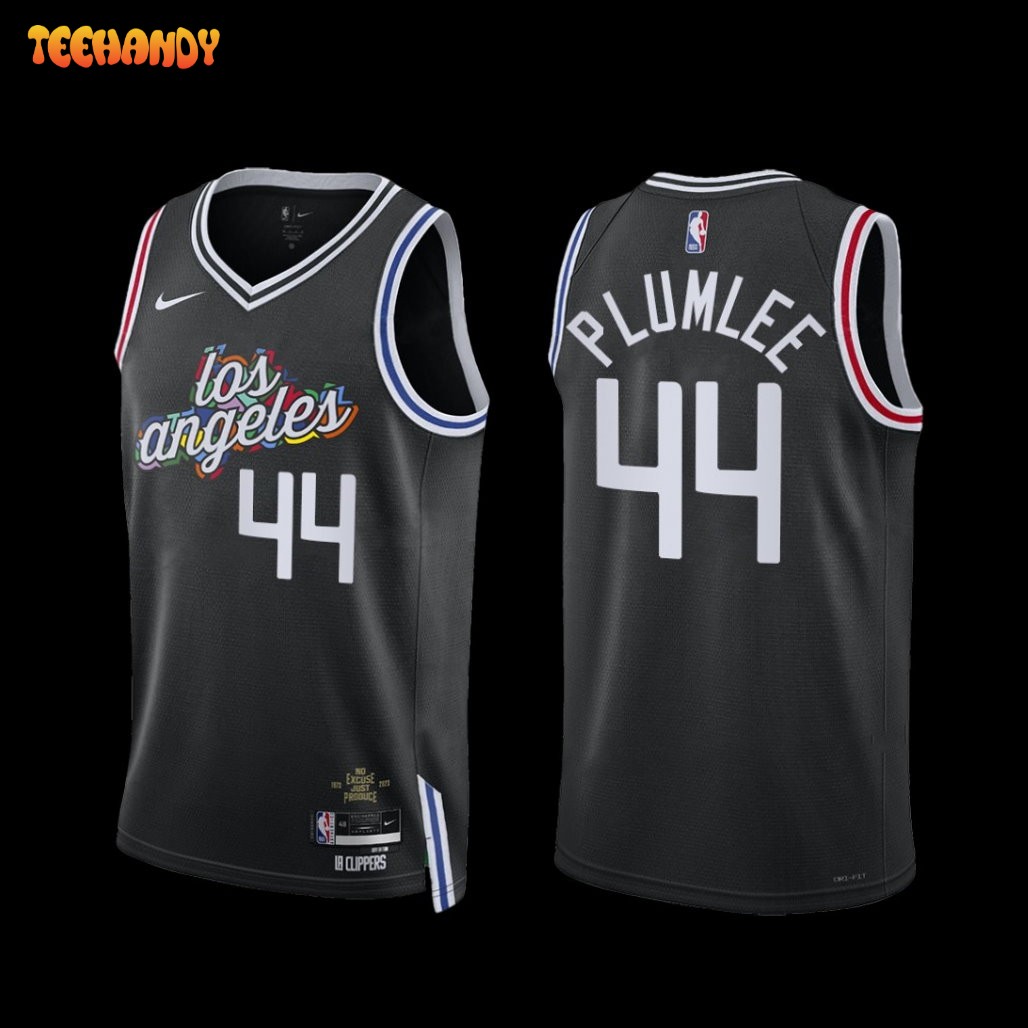 Los Angeles Clippers Mason Plumlee 2022-23 City Edition Jersey Black