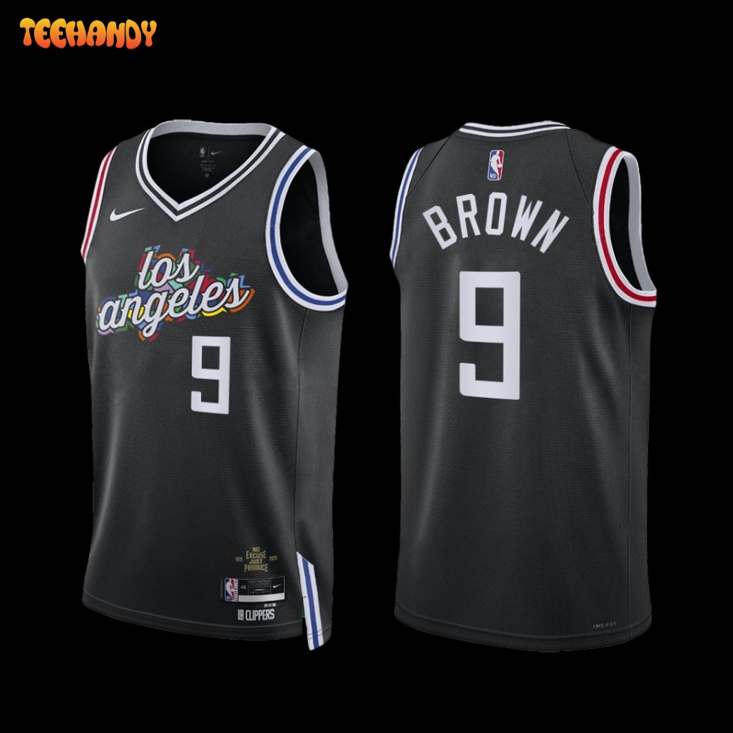 Los Angeles Clippers Moses Brown 2022-23 City Edition Jersey Black