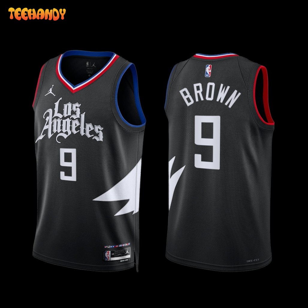 Los Angeles Clippers Moses Brown 2022-23 Edition Jersey Black