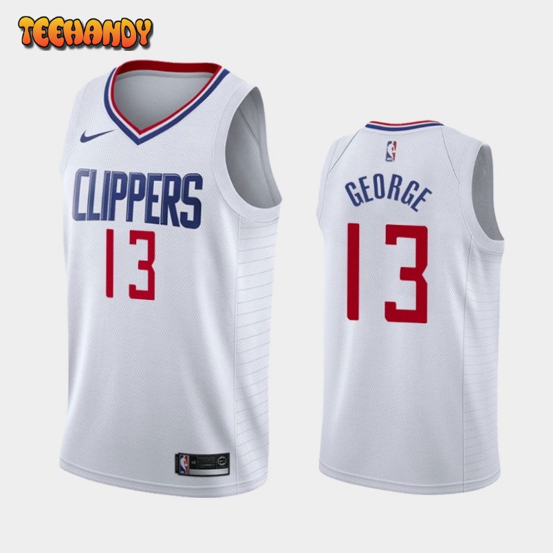 Los Angeles Clippers Paul George White Association Jersey