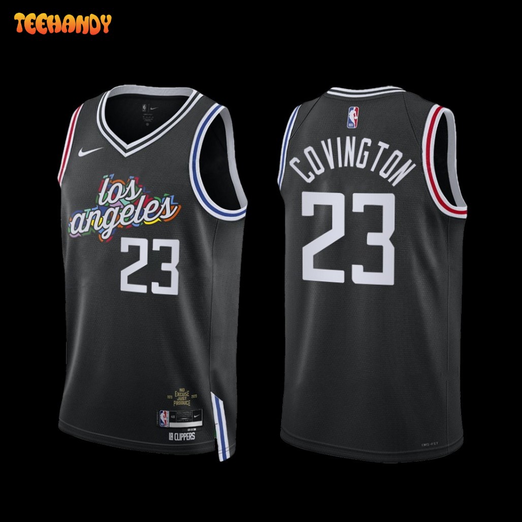 Los Angeles Clippers Robert Covington 2022-23 City Edition Jersey Black