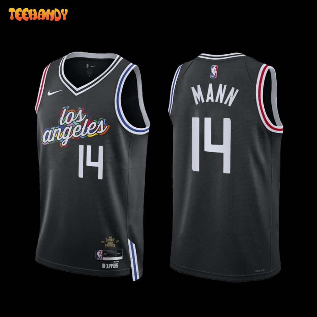 Los Angeles Clippers Terance Mann 2022-23 City Edition Jersey Black