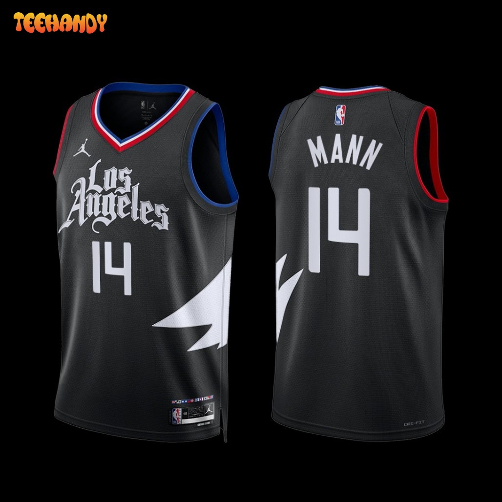 Los Angeles Clippers Terance Mann 2022-23 Statement Edition Jersey Black