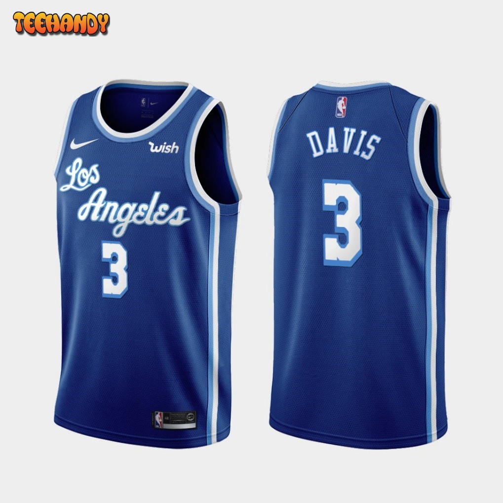 Los Angeles Lakers Anthony Davis 2020 Blue Classic Jersey