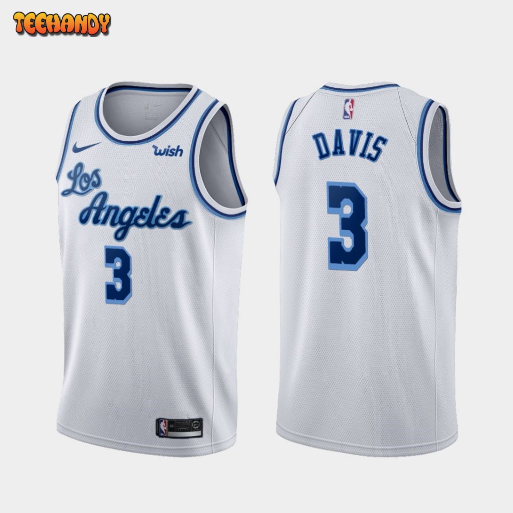 Los Angeles Lakers Anthony Davis 2020 White Classic Jersey