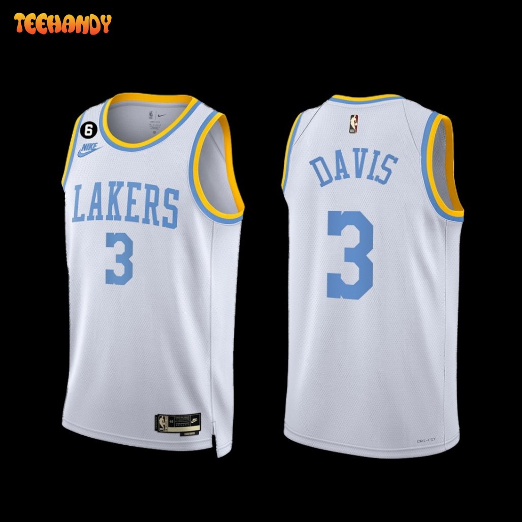 Los Angeles Lakers Anthony Davis 2022-23 White Classic Edition Jersey